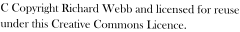 C Copyright Richard Webb and licensed for reuse under this Creative Commons Licence.